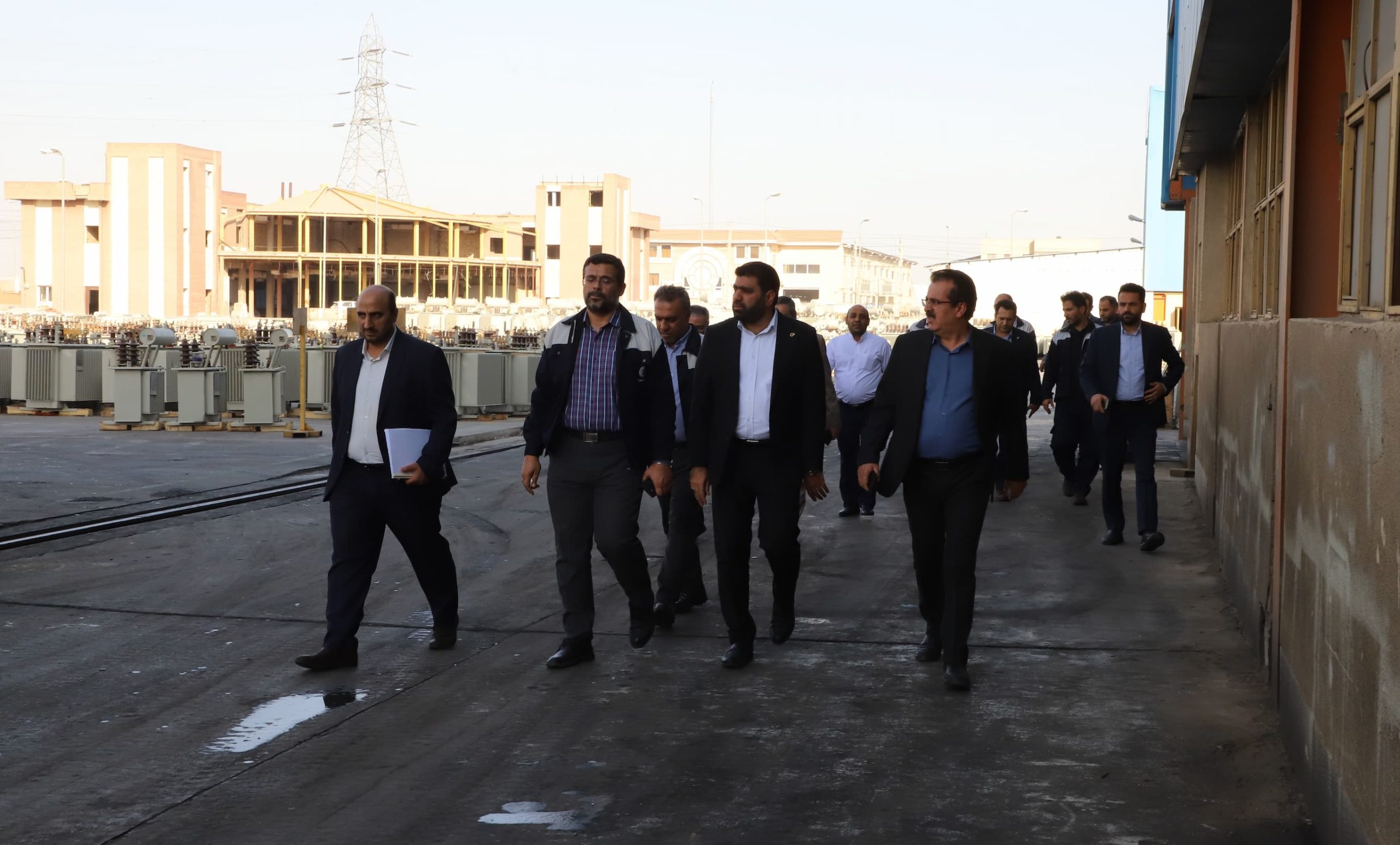 بازدید مدیرعامل محترم گروه صنعتی ایران ترانسفو جناب آقای مهندس عبداللهی